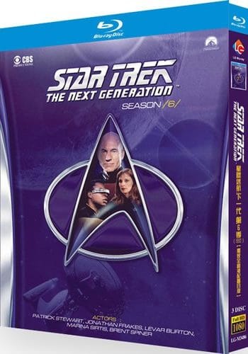 star-trek-the-next-generation-series-6-blu-ray-rotated-1 Star Trek: The Next Generation - Season 6 (1992-1993) 6-Disc Set Blu-ray - Cult Classic TV Show - Image 1