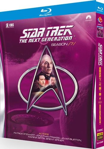 star-trek-the-next-generation-series-7-blu-ray-rotated-1 Star Trek: The Next Generation - Series 7 (1993) 3-Disc Set Blu-ray - Sci-Fi TV Classic - Image 1