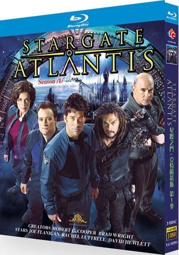 stargate-atlantis-series-1-blu-ray Stargate Atlantis: Series 1 (2004-2005) 3-Disc Set Blu-ray - Sci-Fi Adventure TV Show - Image 1