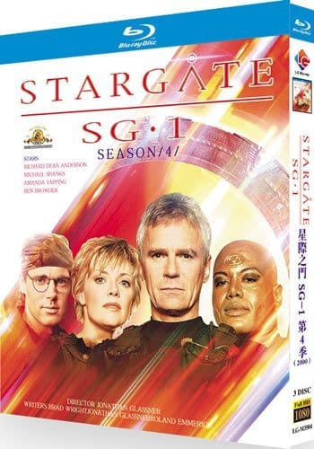 stargate-sg-1-series-4-blu-ray Stargate SG-1: Series 4 (2000) 2-Disc Set Blu-ray - Cult Sci-Fi TV Show - Image 1
