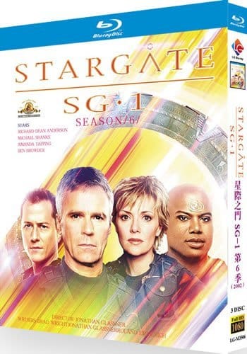 stargate-sg-1-series-6-blu-ray Stargate SG-1: Season 6 (2002) 2-Disc Set Blu-ray - Sci-Fi TV Series Cult Classic - Image 1