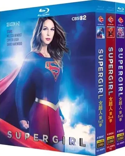 supergirl-series-1-6-blu-ray Supergirl: The Complete Series (2015-2021) 12-Disc Set Blu-ray - DC Superhero Collection - Image 1