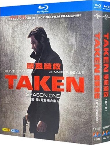 taken-series-1-2-blu-ray Taken (2017-2018) 4-Disc Set Blu-ray - TV Series Seasons 1-2 Prequel - Image 1