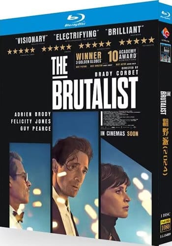 the-brutalist-blu-ray The Brutalist (2024) 1-Disc Set Blu-ray - Historical Epic Drama - Image 1