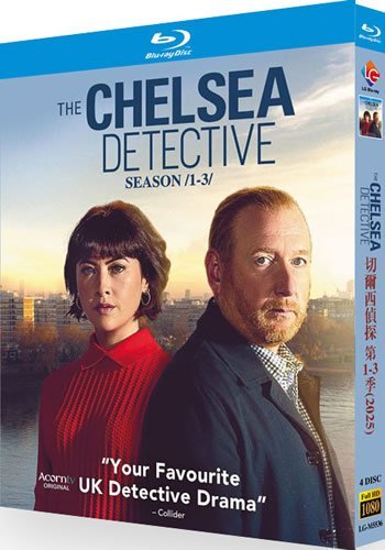 the-chelsea-detective-series-1-3-blu-ray The Chelsea Detective: Series 1-3 (2022-2025) 4-Disc Set Blu-ray - British Crime Drama - Image 1