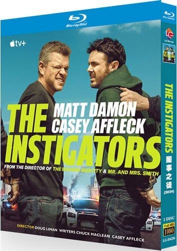 the-instigators-blu-ray The Instigators (2024) 1-Disc Set Blu-ray - Action Heist Comedy - Matt Damon Casey Affleck - Image 1