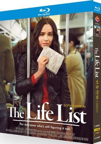 the-life-list-blu-ray The Life List (2025) 1-Disc Set Blu-ray - Sofia Carson Romantic Comedy - Image 1