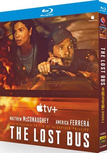 the-lost-bus-blu-ray The Lost Bus (2025) 1-Disc Set Blu-ray - Matthew McConaughey Thriller - Image 1
