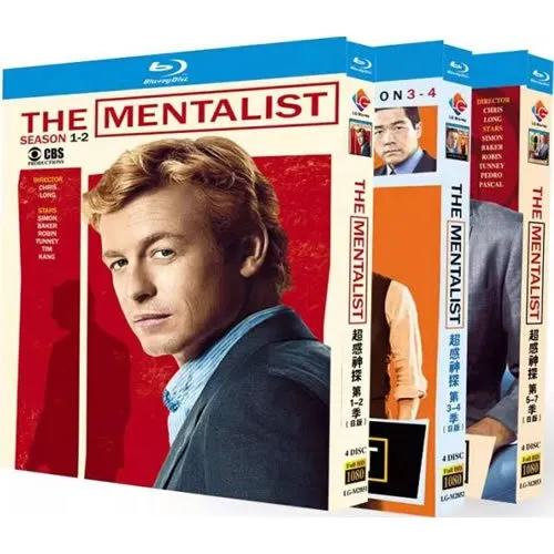 the-mentalist-series-1-7-blu-ray The Mentalist: The Complete Series (2008-2015) 12-Disc Set Blu-ray - Crime Mystery Collection - Image 1
