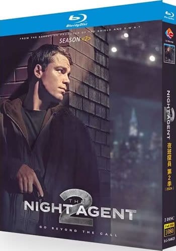the-night-agent-series-2-blu-ray The Night Agent: Season 2 (2025) 2-Disc Set Blu-ray - Action Thriller Netflix Original - Image 1