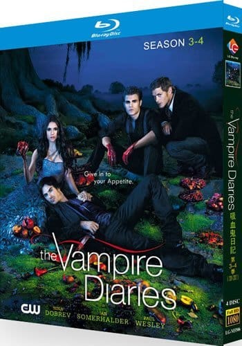 the-vampire-diaries-series-3-4-blu-ray The Vampire Diaries: Series 3-4 (2011-2013) 4-Disc Set Blu-ray - The Originals Saga - Image 1