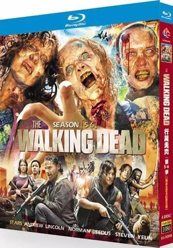 the-walking-dead-series-5-6-blu-ray The Walking Dead Series 5-6 (2014-2016) 4-Disc Set Blu-ray - Post-Apocalyptic Drama Bundle - Image 1