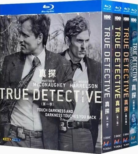 true-detective-series-1-4-blu-ray True Detective: Series 1-4 (2014-2024) 8-Disc Set Blu-ray - HBO Crime Anthology Collection - Image 1