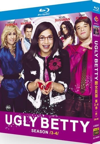 ugly-betty-series-3-4-blu-ray Ugly Betty: Series 3-4 Collection (2008-2010) 4-Disc Set Blu-ray - Fashion Comedy Drama - Image 1