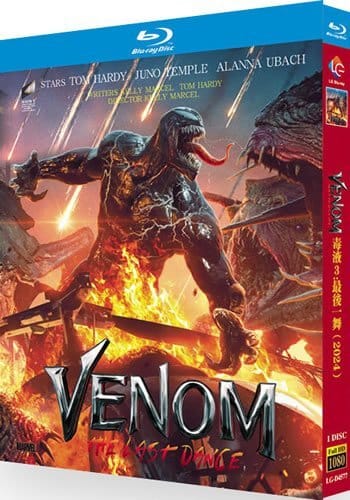 venom-the-last-dance-blu-ray Venom: The Last Dance (2024) 1-Disc Set Blu-ray - Marvel Superhero Action - Image 1