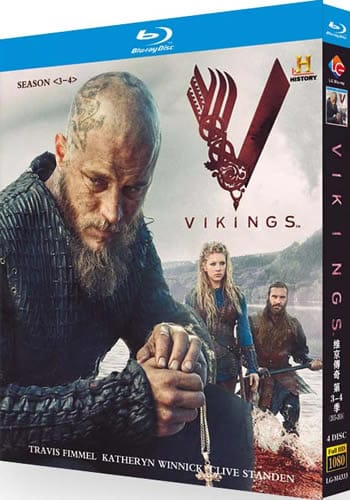 vikings-series-3-4-blu-ray Vikings: Series 3-4 (2015-2016) 4-Disc Set Blu-ray - Epic War Saga & Paris Raid - Image 1