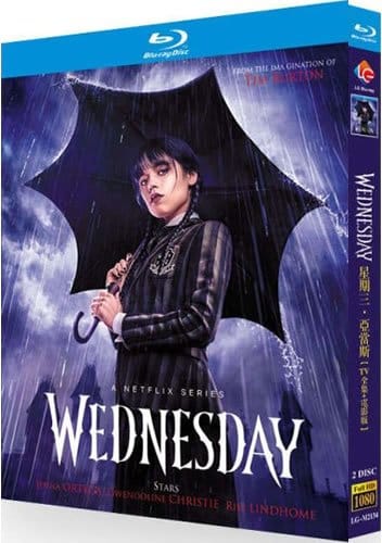 wednesday-series-1-blu-ray Wednesday (2022) 2-Disc Set Blu-ray - The Complete First Season - Comedy Horror Fantasy - Image 1