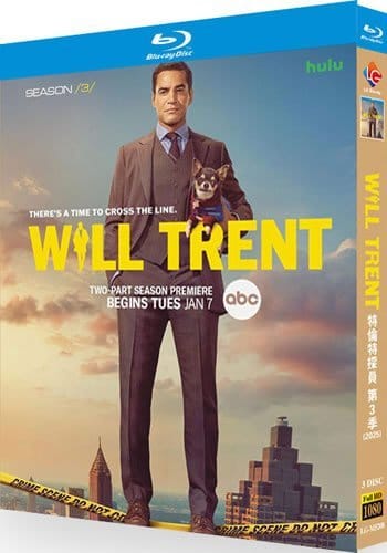 will-trent-series-3-blu-ray Will Trent: Season 3 (2025) 3-Disc Set Blu-ray - Crime Procedural Drama - Image 1