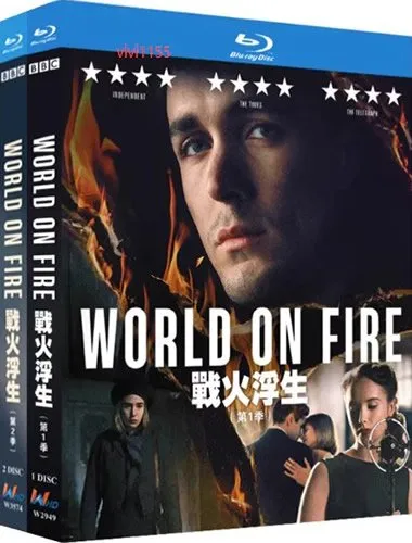 world-on-fire-series-1-2-blu-ray World on Fire: Series 1-2 (2019-2025) 3-Disc Set Blu-ray - WWII Drama Collection - Image 1