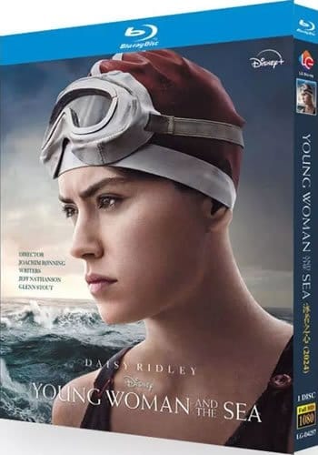 young-woman-and-the-sea-blu-ray Young Woman and the Sea (2024) 1-Disc Set Blu-ray - Inspirational Sports Biography - Image 1