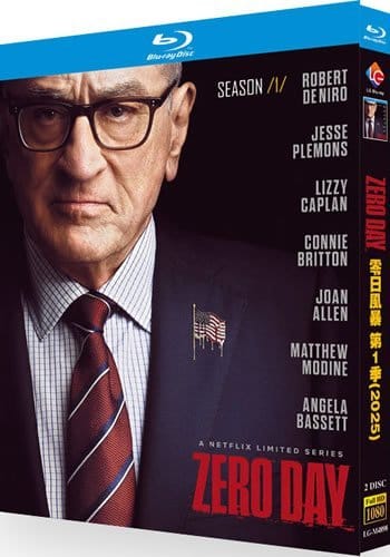 zero-day-series-1-blu-ray Zero Day: Series 1 (2025) 2-Disc Set Blu-ray - Robert De Niro Netflix Political Thriller - Image 1