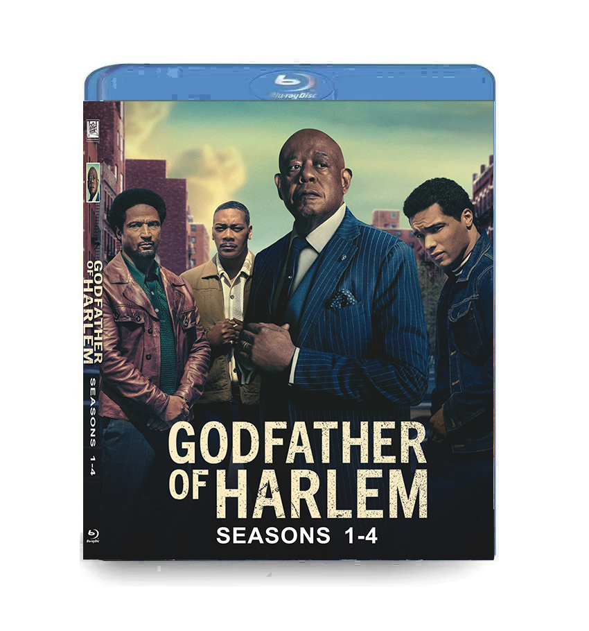 Godfather of Harlem season 1-4 Episodes 1-40 Blu-ray 4BD-1 Godfather of Harlem
