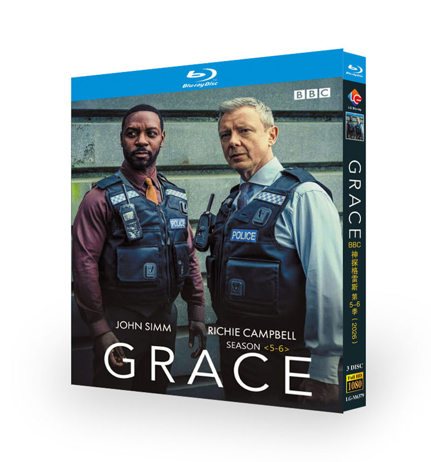 Grace BBC Season 5-6 Blu-ray 2026 3D Grace