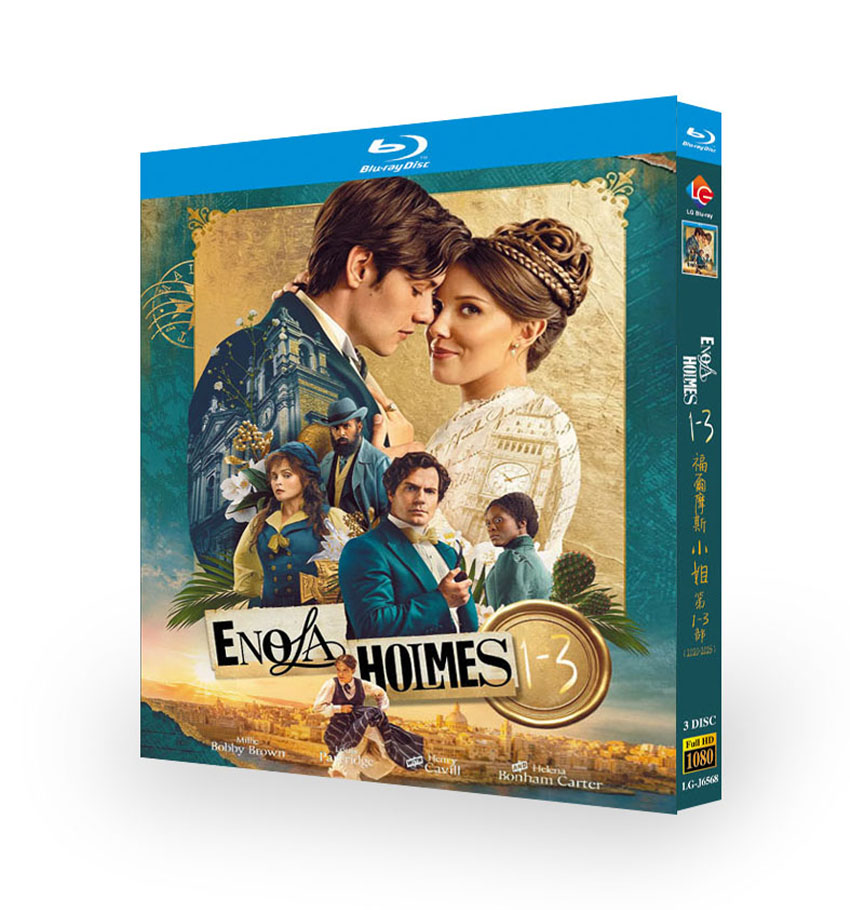 Enola Holmes 1-3 (2020-2026) Blu-ray 3BD Enola Holmes