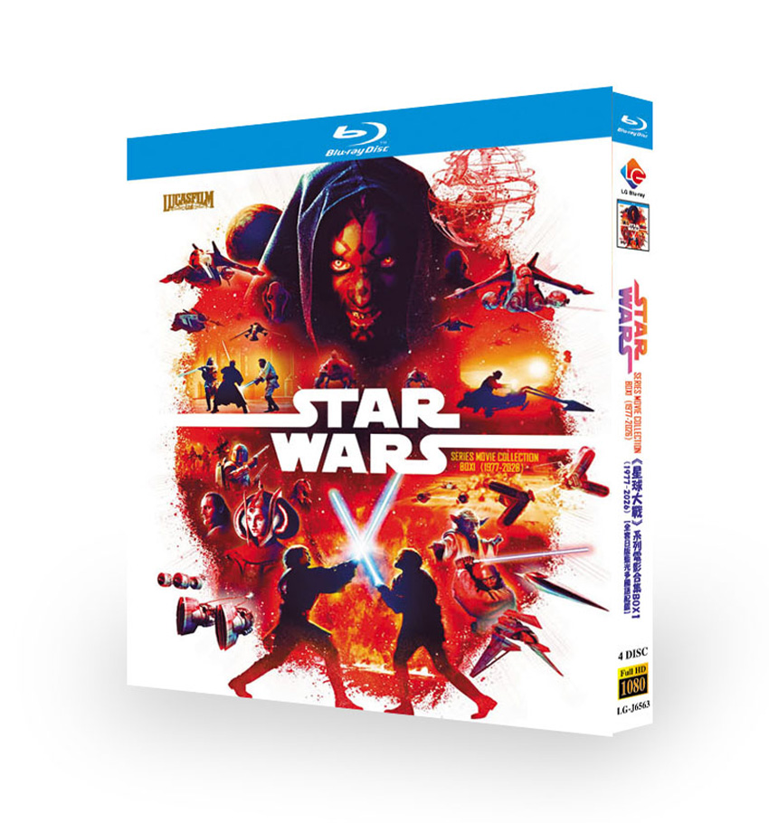 Star Wars Trilogy Episodes 1-3 (1977-2026) Blu-ray 4BD Star Wars Trilogy
