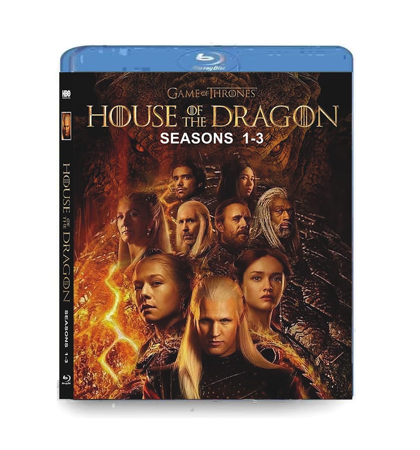 House of the Dragon Season 1-3 Blu-ray 4BD House of the Dragon