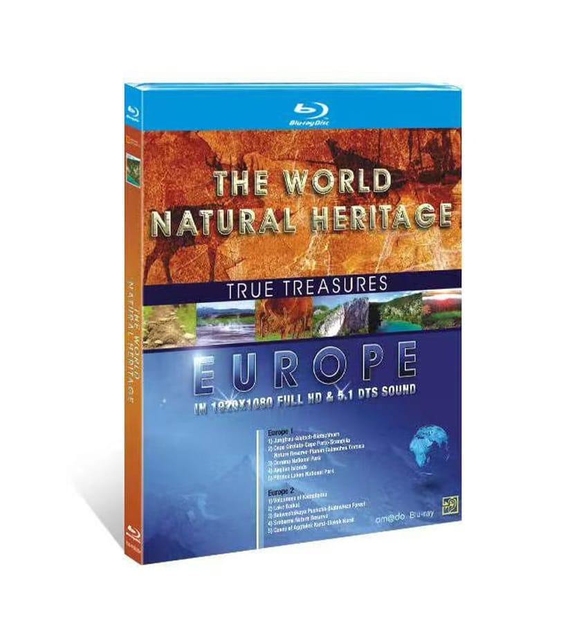 The World Natural Heritage True Treasures - Europe Blu-ray 2BD The World Natural Heritage True Treasures - Europe Blu-ray