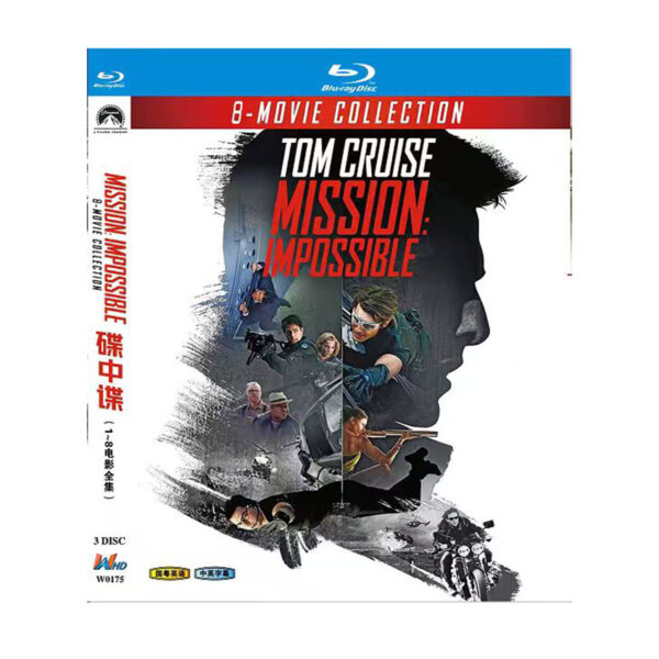 Mission: Impossible - 8-Movie Collection (1996-2025) 3-Disc Set Blu-ray